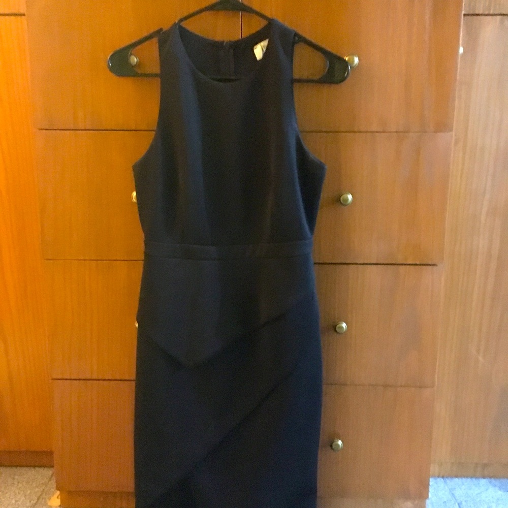 Black asymmetric dress